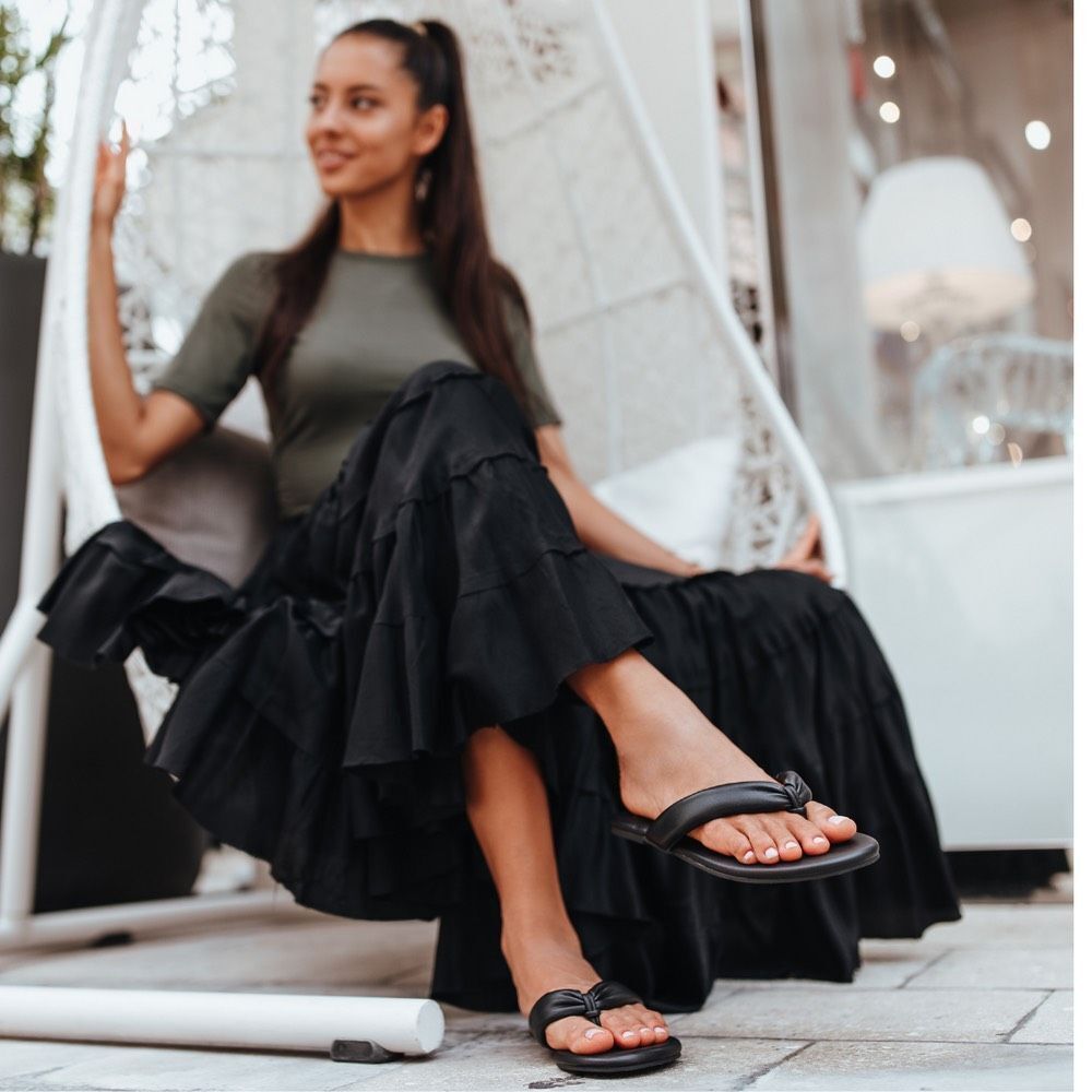 ✨Solei Sea GISEL - NOIR Black Sz 6 Sandals✨